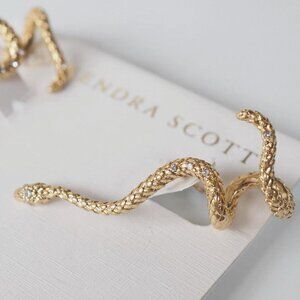 Kendra Scott Scosnake-shaped stud earrings
